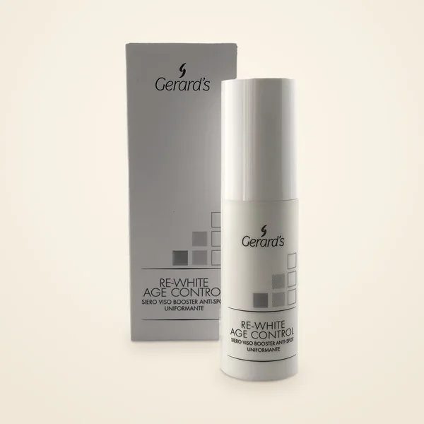 Gerard's Re-White Age Control – Rozjaśniający serum booster do twarzy